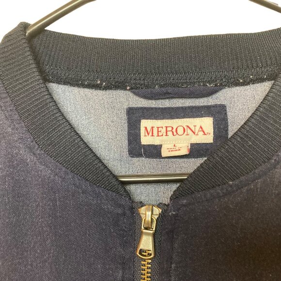 Merona Womens Floral Zip-Up Jacket Size Large Unique Wildflowers Cottagecore - Picture 2 of 8